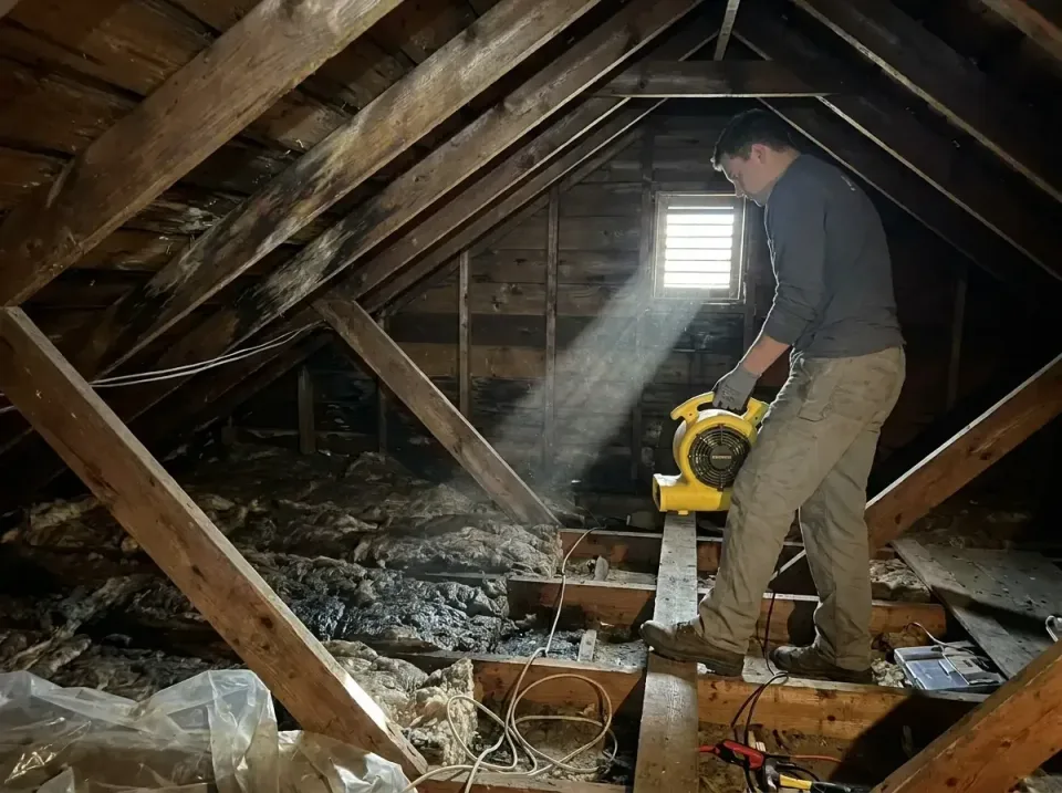attic-water-damage-drying-proc-007 — frequently asked questions, Emergency Water Extraction & 24/7 Flood Response in East Fr…
